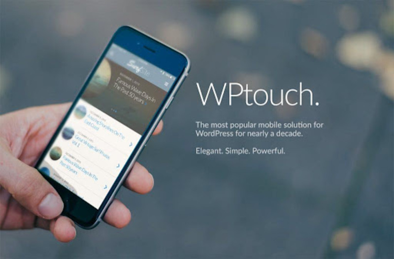 Plugin WPtouch giúp tối ưu wordpress trên mobile