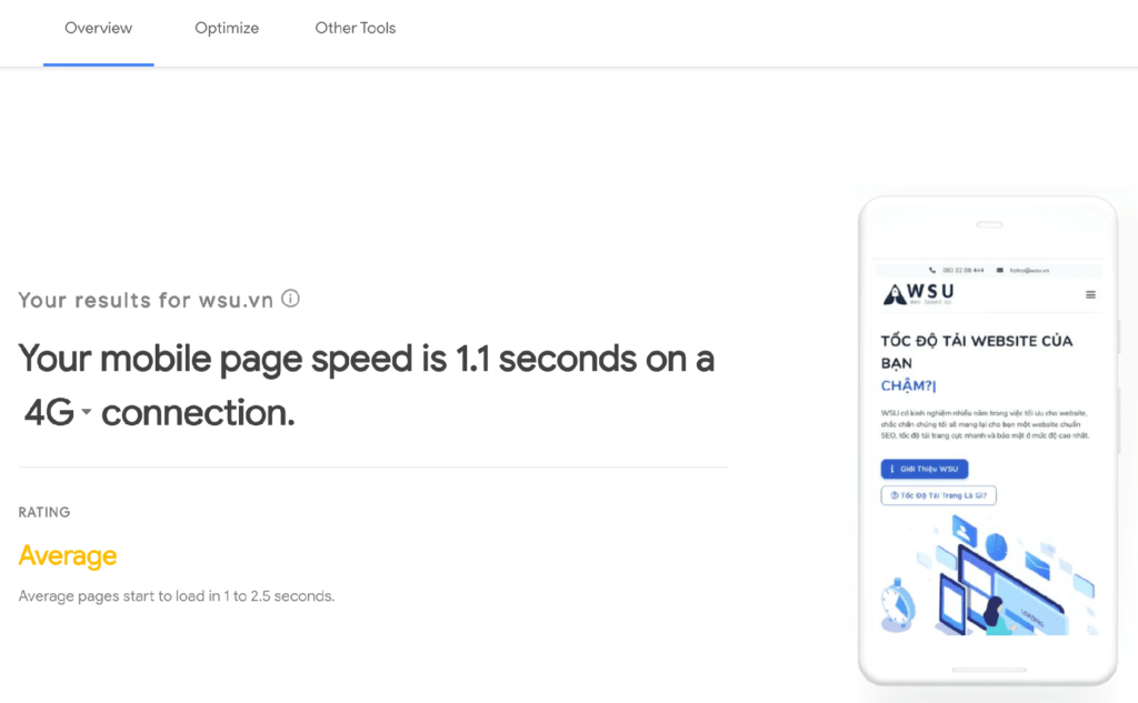 Các công cụ đo tốc độ website tốt nhất 2020 Test My Site