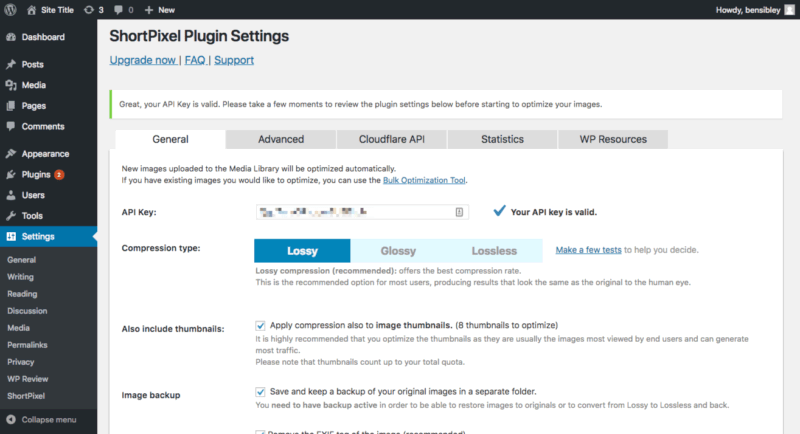Tự động tối ưu hóa hình ảnh wordpress với plugin Shortpixel
