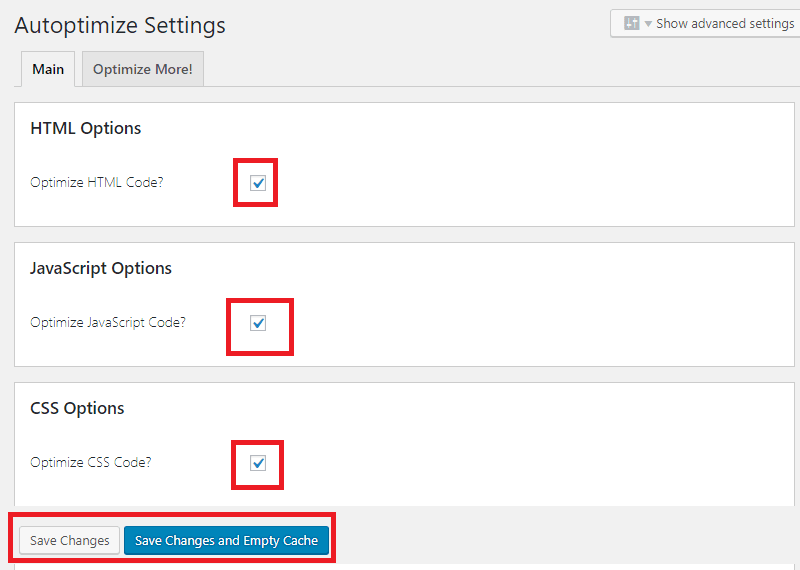 Cài đặt Plugin Autoptimize