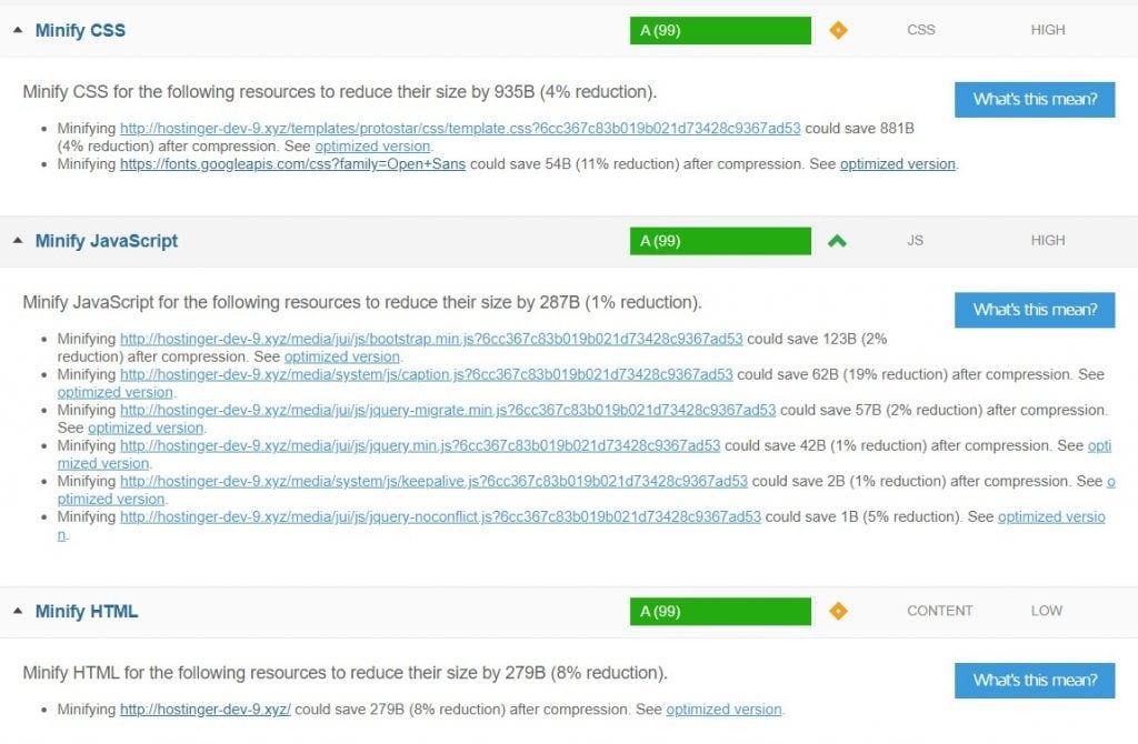 Tăng tốc website bằng cách Minify CSS, HTML Và Javascript File Minify tệp theo cách thủ công