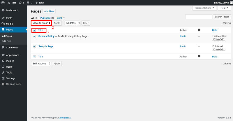 Hướng dẫn dọn dẹp và tối ưu database wordpress Hãy làm sạch thùng rác để tối ưu database wordpress
