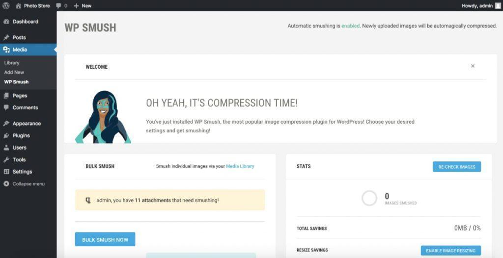 Plugin WP Smush