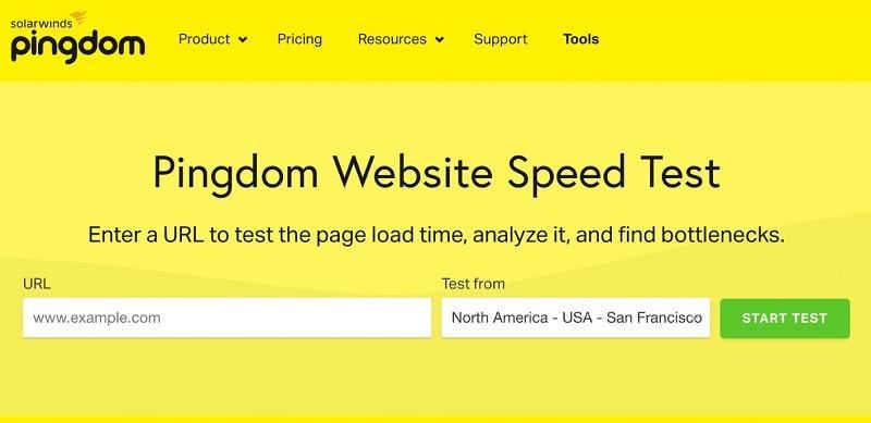 Pingdom là công cụ phân tích tốc độ website