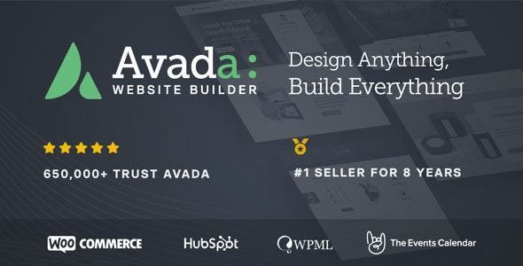 Avada - theme wordpress ngành dịch vụ chuẩn SEO tốt nhất Theme Avada sở hữu lượt mua khủng trên themeforest