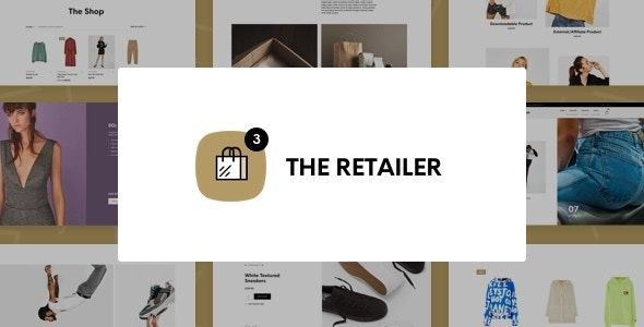 Top 5 giao diện web bán hàng được ưa thích The Retailer - Giao diện web bán hàng hiện đại