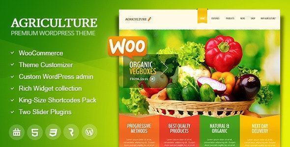 Top 5 theme web ngành nông sản chất lượng tốt nhất theme web ngành nông sản