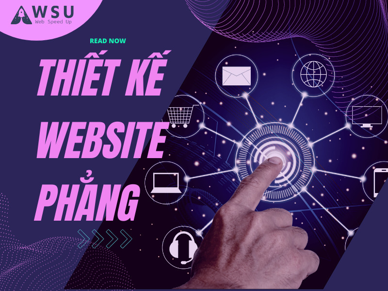 thiết kế website phẳng