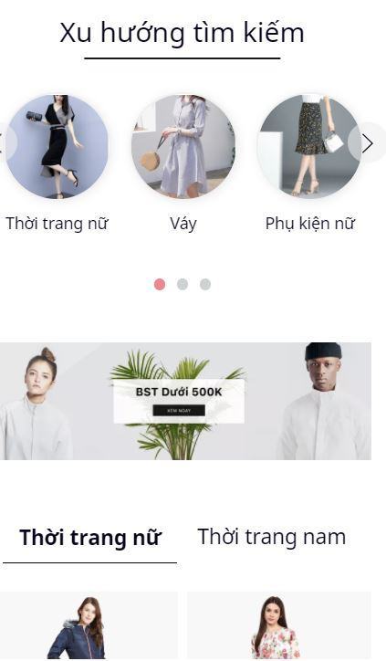 Tổng hợp giao diện bán hàng đẹp nhất 2021 Giao diện thời trang