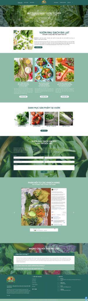 Mẫu website bán hàng đẹp ấn tượng 2021 Mẫu website cho cửa hàng thực phẩm