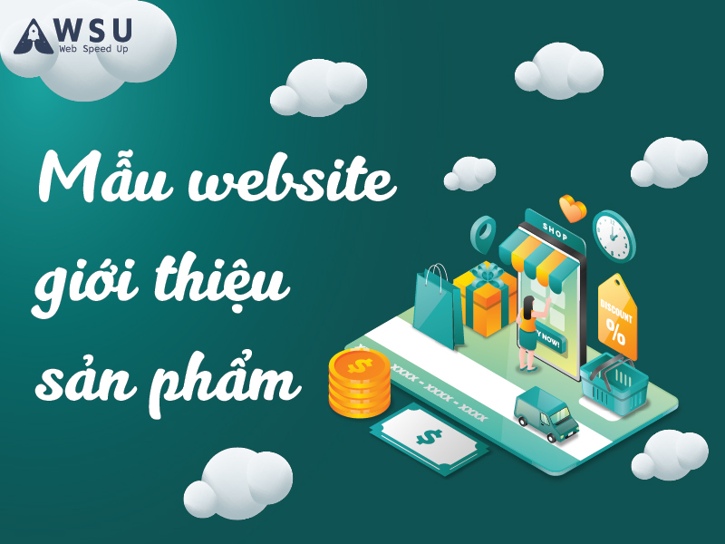 mẫu website giới thiệu sản phẩm