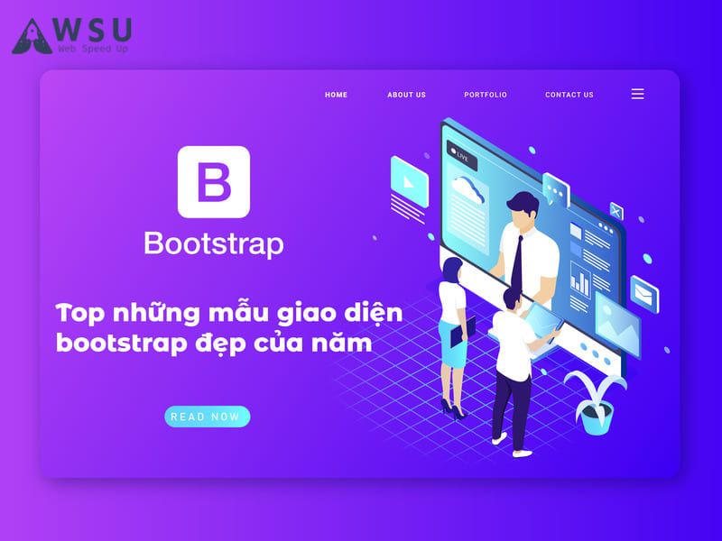 những mẫu giao diện bootstrap đẹp năm 2022