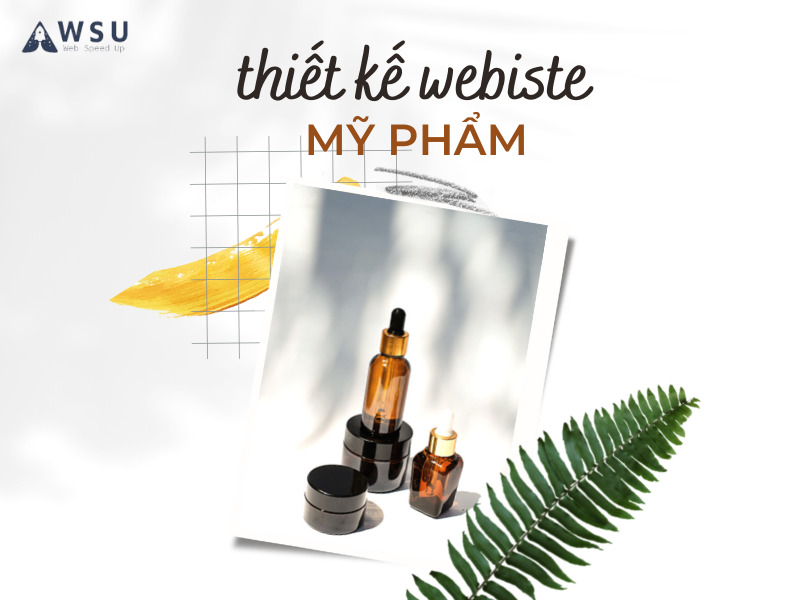 ảnh đại diện thiết kế website mỹ phẩm