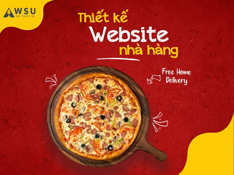 thiết kế website nhà hàng hấp dẫn