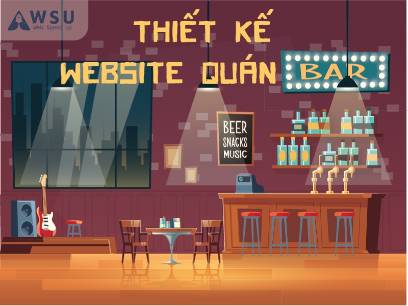 thiết kế website quán bar