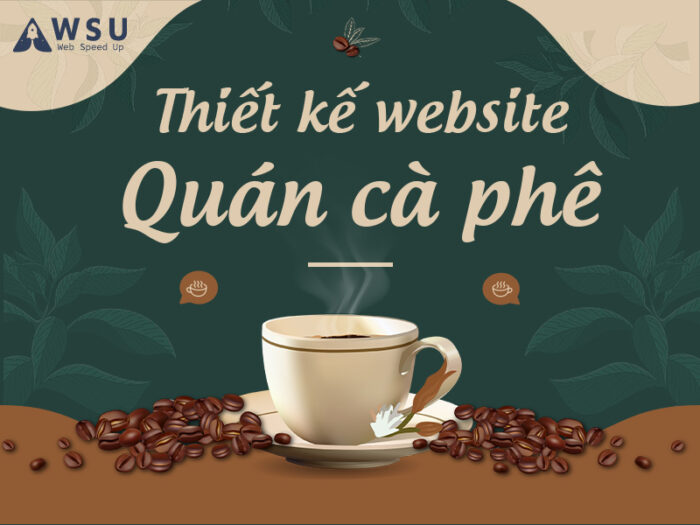 thiết kế website quán cà phê
