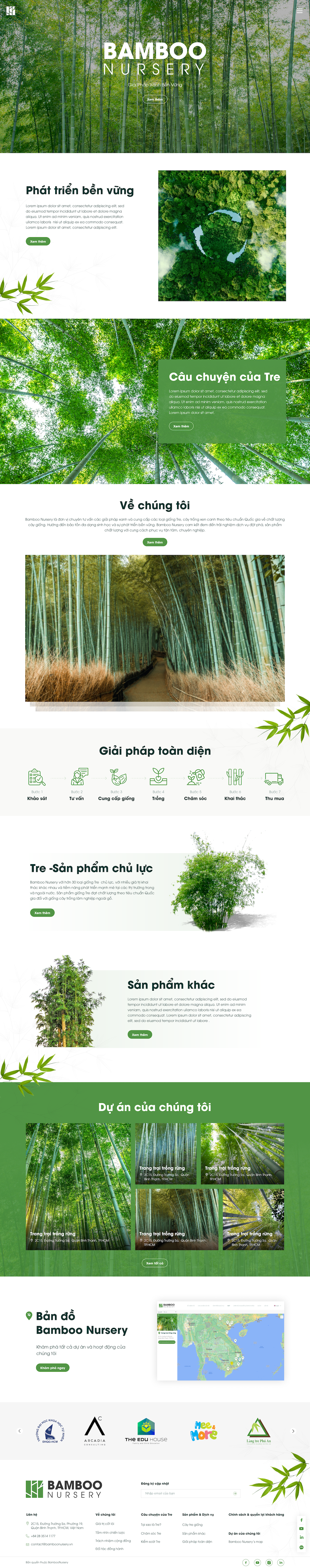 Dự án giới thiệu công ty – Bamboo Nursery